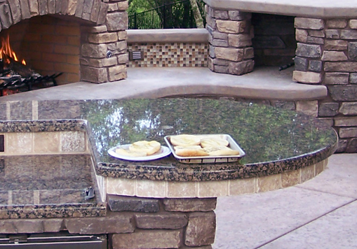 Outdoor Kitchen Granite Countertop