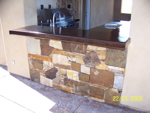 Custom Granite Countertop Outdoor Kitchen Sacramento