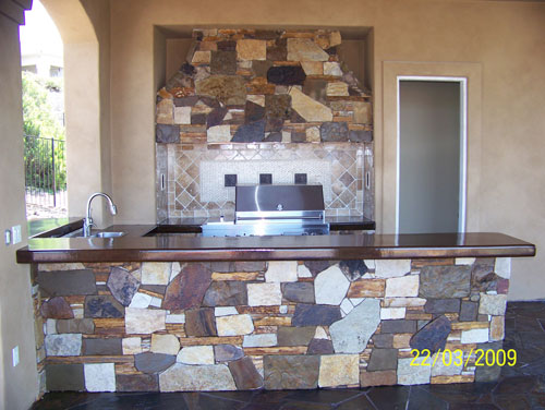 Custom Bar and Outdoor Kitchen Sacramento