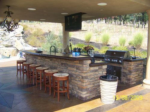 Luxury Outdoor Kitchen Sacramento, CA