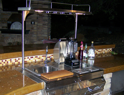 Custom Concrete Countertop Kitchen