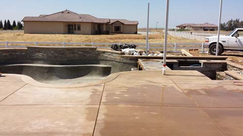 in ground outdoor kitchen Sacramento