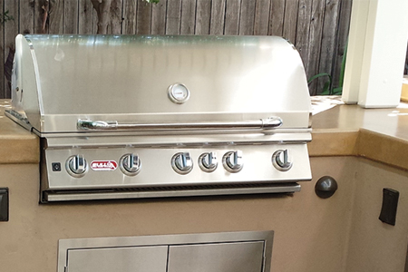 Concrete Outdoor BBQ Island Sacramento Concrete Outdoor BBQ Island Sacramento