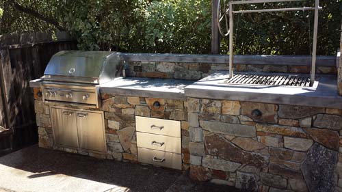 Outdoor Pizza Oven BBQ Island Sacramento