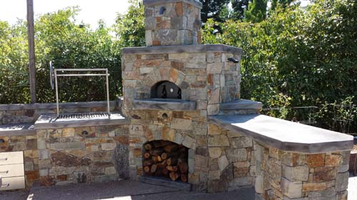 Outdoor Pizza Oven BBQ Island Sacramento