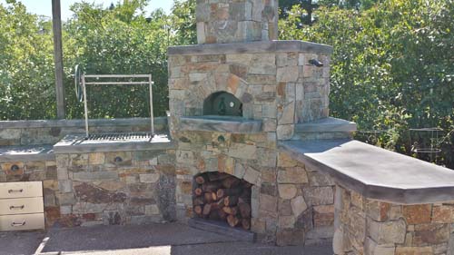 Outdoor Pizza Oven BBQ Island Sacramento