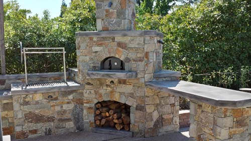 Outdoor Pizza Oven BBQ Island Sacramento