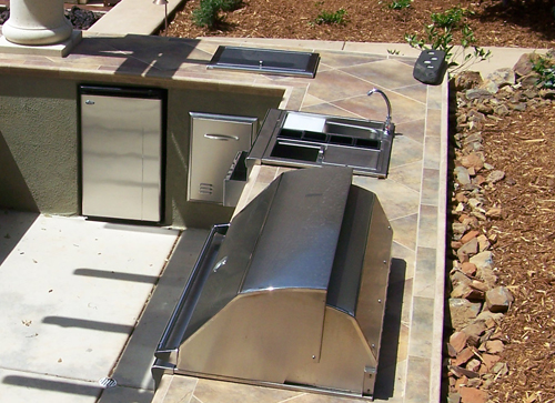 Outdoor Kitchen Project 3 Custom BBQ, Custom 2 way Sink, Outdoor Kitchen Project 3