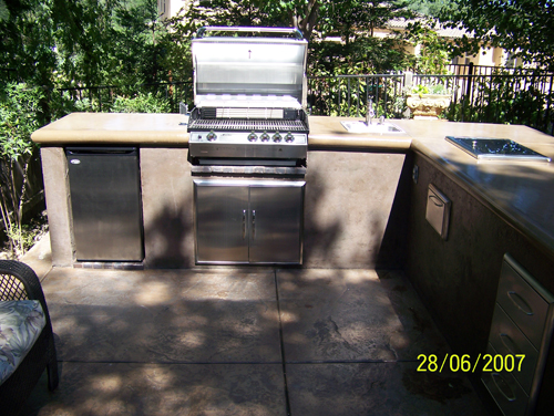 Built in BBQ, Fridge, Oven | Outdoor Kitchens Sacramento, CA