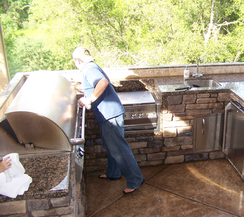 Beautiful Custom Outdoor Kitchen Sacramento