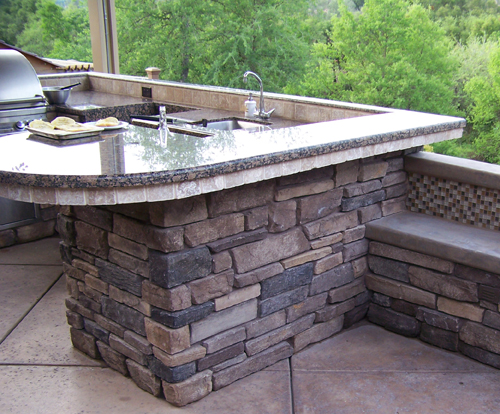 Granite Countertop Outdoor Kitchen Sacramento